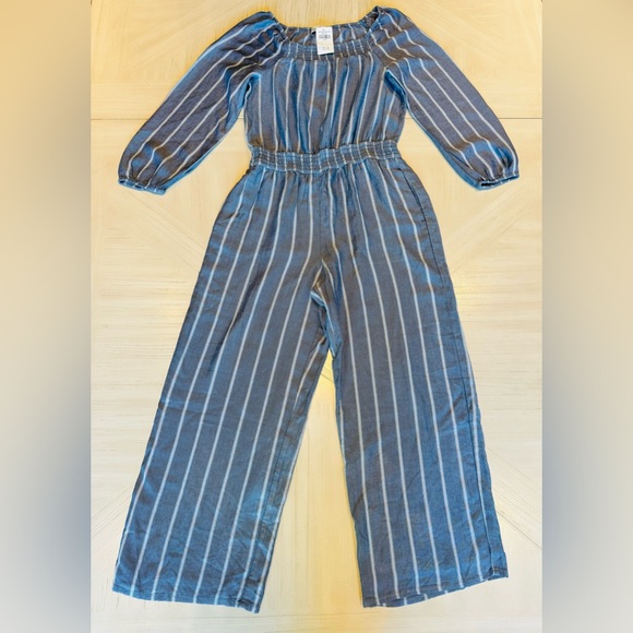 Abercrombie Kids Striped Long Sleeve Jumpsuit – Juniors Size 13/14 (NWT) - Picture 8 of 15
